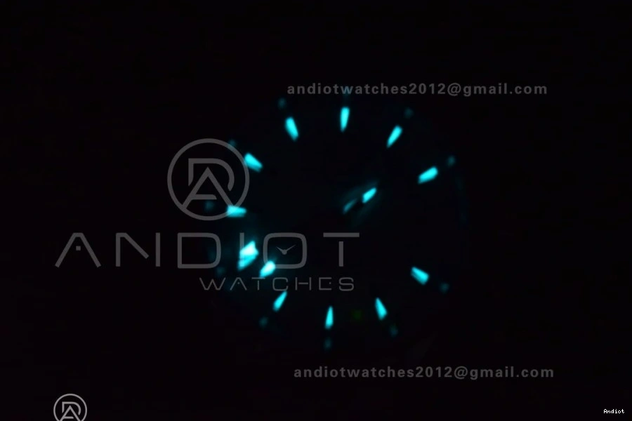 Bracelet Terra Edition Dial Aqua 1:1 Best SS VSF A8500 SS 150M On Black 1225